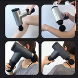 Pistolet de Massage 1pc, Masseur de Percussion à Main pour le Corps, le Dos et le Cou, Design Élégant Ultra Compact, Alimenté par un Couple Élevé,