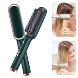 Brosse à lisser multifonctionnel anti-brûlure brosse à lisser les cheveux Afro peigne chauffage rapide lisseur à cheveux BROSSE LISSANTE CHEVEUX