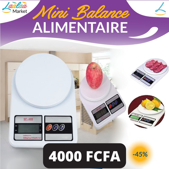 Balance alimentaire de précision 1g à 10 kg utilité cuisine pâtisserie cosmétique