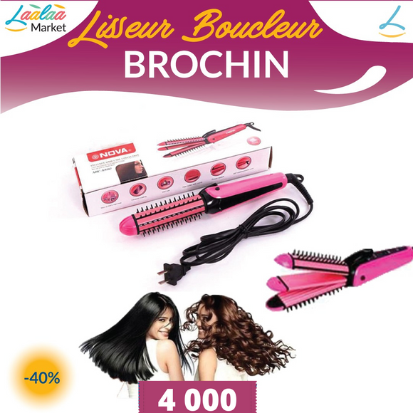 Lisseur boucleur brushing 3 en 1 , Lisseur multifonctions