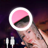 Led Selfie Anneau Lumière Nouveauté Maquillage Éclairages Led Selfie Lampe Téléphones Mobiles Photo Veilleuse Led Miroir Néon Signe Selfie Anneau