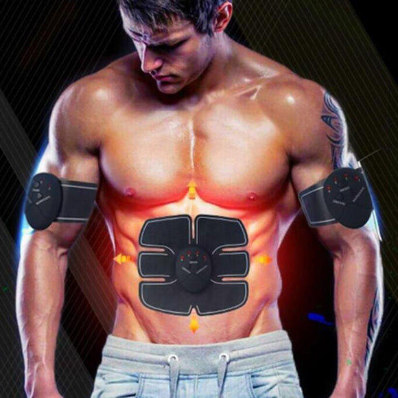 Smart fitness ; Sans fil EMS stimulateur musculaire intelligent formateur Fitness entraînement abdominal électrique perte de poids autocollants corps minceur